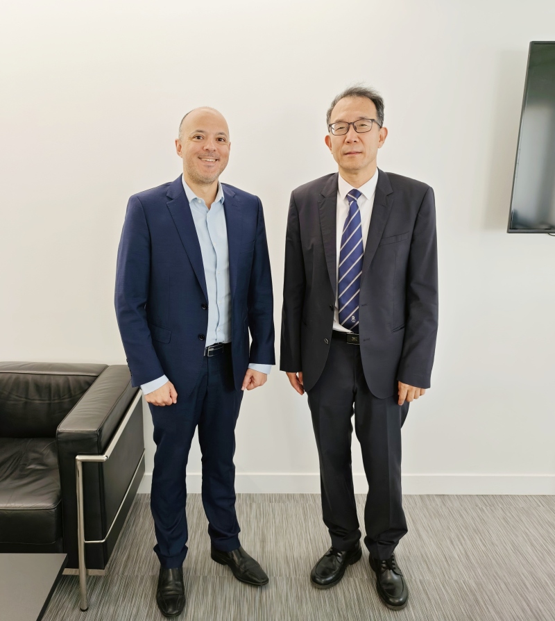 刘恺参赞拜访塞浦路斯研究与创新基金会总干事